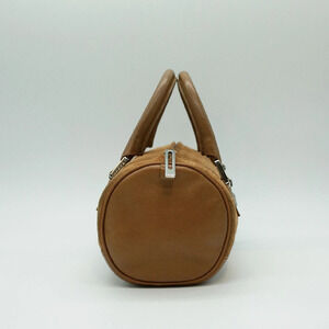 Loewe suede brown silver Amazona handbag